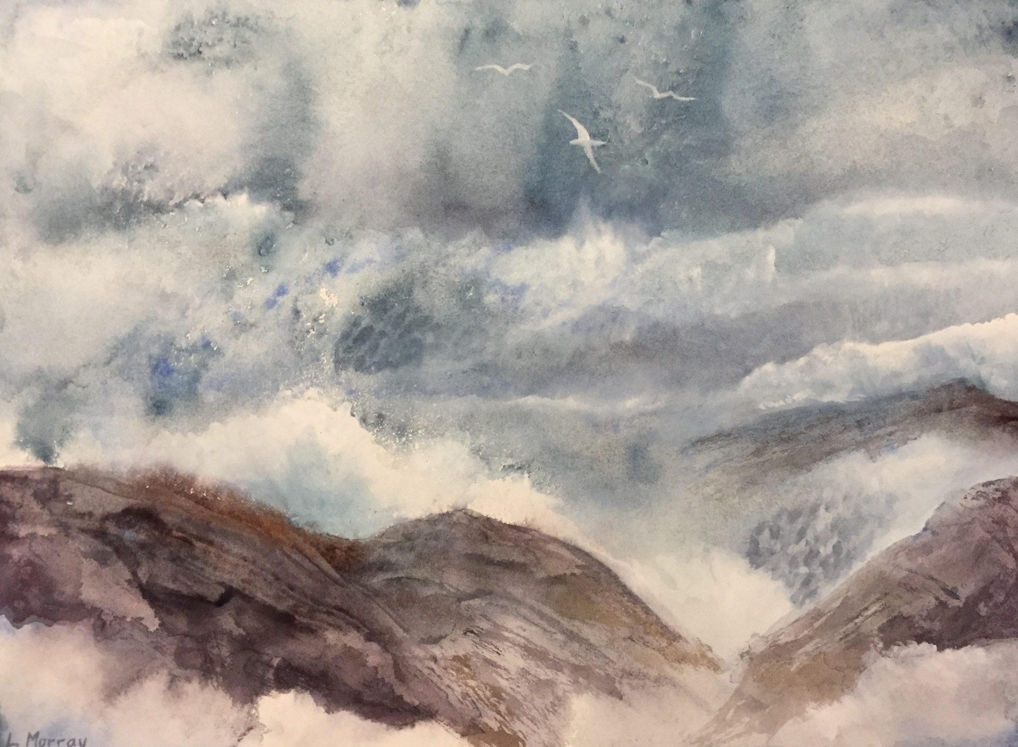 Click here to view Winter Storm by Linda Clowes Murray