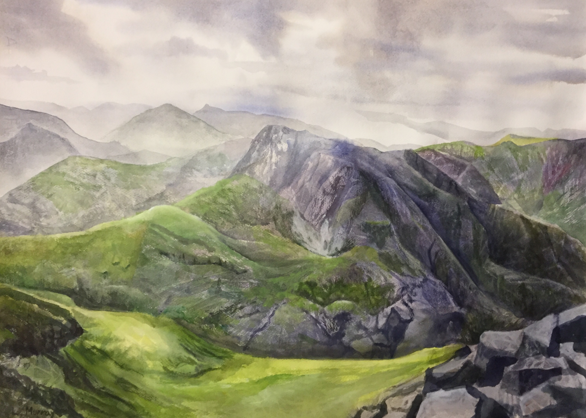 Click here to view Stob Ban - Scotland by Linda Clowes Murray