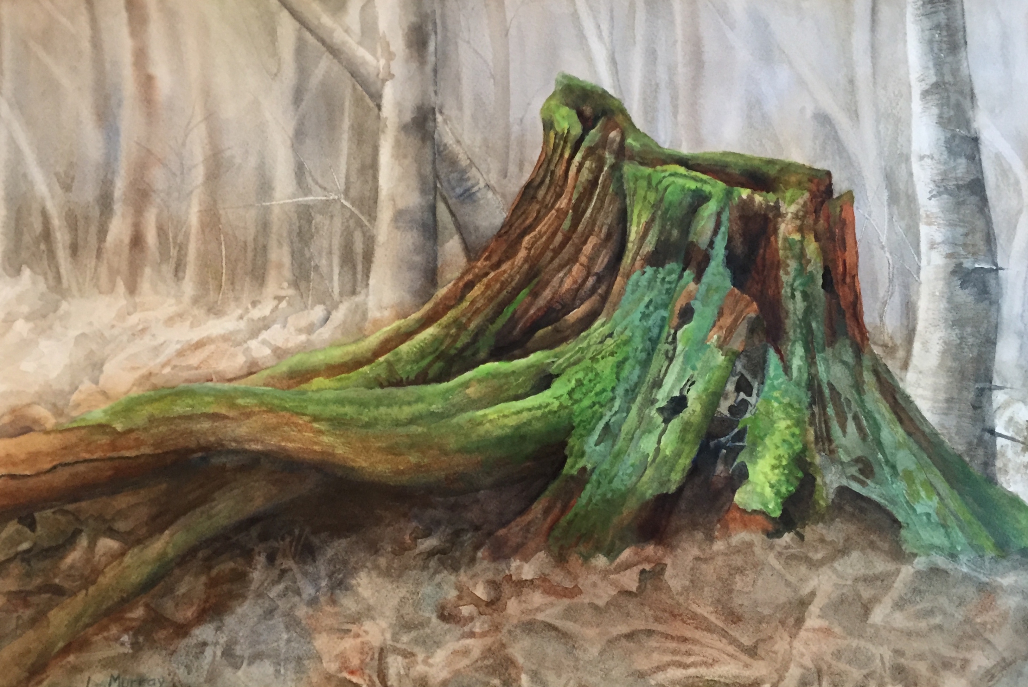 Click here to view Mossy Embrace by Linda Clowes Murray