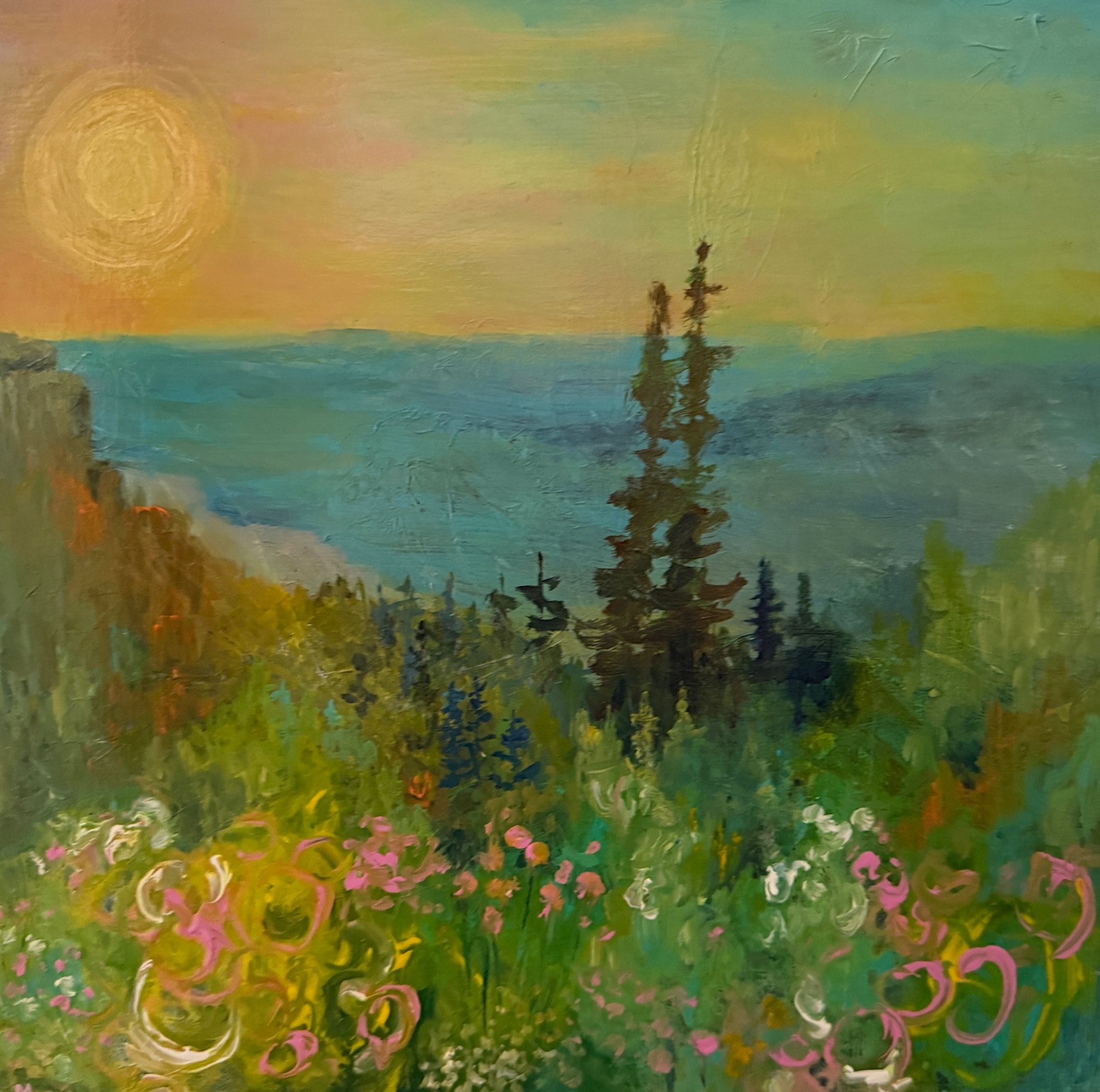 Out of Stillness (Study) by Linda Clowes Murray