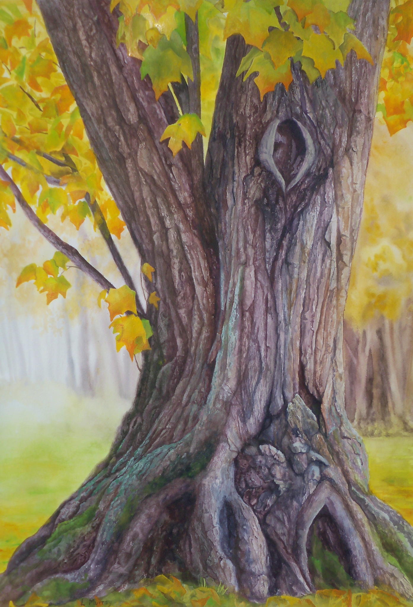 Click here to view Jeff's Tree by Linda Clowes Murray